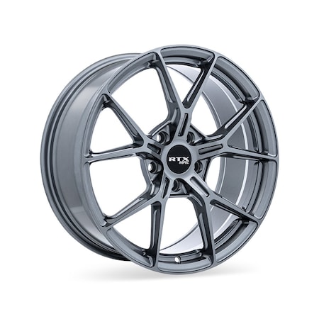 Rtx Alloy Wheel, RS01 19x8.5 5x114.3 ET38 CB67.1 Gloss Gunmetal 083126